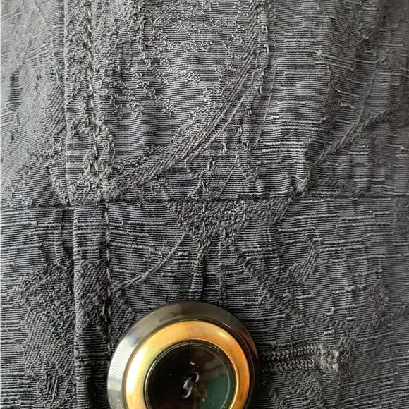 DOLCE & GABBANA LIGHTWEIGHT BLACK CHERRY JACKET WITH VINTAGE BUTTONS - Picture 5 of 9